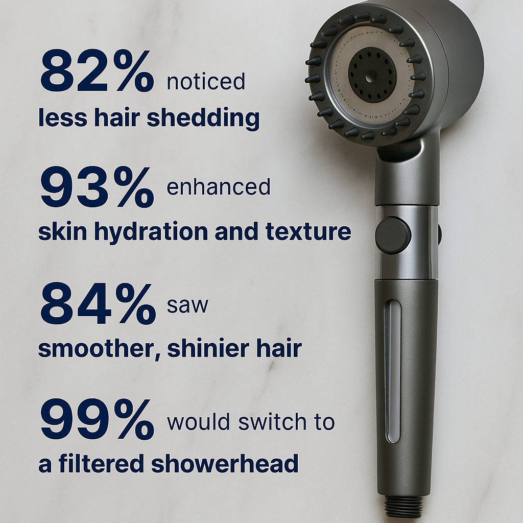 CascadeFlow™ High Pressure Filtered Shower Head Set
